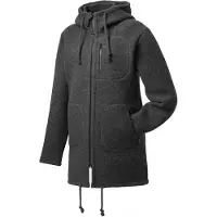 Mufflon - Patrick - parka de lana size 3XL, gris/negro