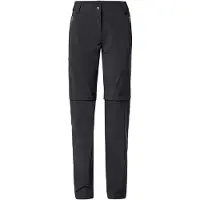 Vaude - Women's Farley Stretch Zip Off T-Zip Pants II - Pantalones de trekking size 42 - Short, negro