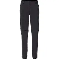 Vaude - Women's Yaras Zip Off Pants - Pantalones de ciclismo size 36 - Short, negro/gris