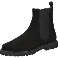 Sioux Botas 'Stiefel Damen 69540 Rauleder in schwarz' negro