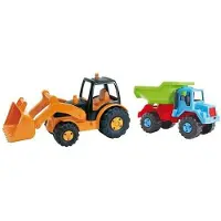 AVC Camión Volquete Con Excavadora De Red 64x23x16 Cm