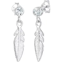 Elli Pendientes 'Boho' plata