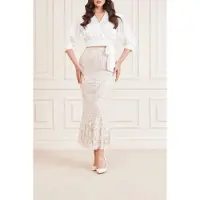Guess Marciano By Crystaembroidered Crystal Buffy Mini Skirt Talla: 42 | Faldas Midi Outlet | Mujer | Marrón