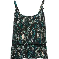 KOROSHI Blusa beige / azul / negro / blanco