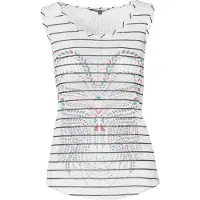 KOROSHI Top negro / blanco
