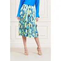 Guess Marciano By New Giselle Pleated Green Mini Skirt Slipk Talla: 40 | Faldas Midi Outlet | Mujer | Verde