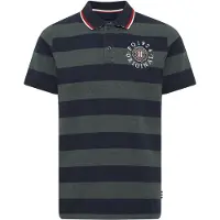 FQ1924 Camiseta 'Peter' azul oscuro / verde moteado / rojo cereza / blanco