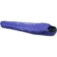 Western Mountaineering - UltraLite - Saco de dormir de plumas size 180 cm, azul/negro/morado