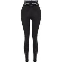 Trendyol Pantalón deportivo negro / blanco