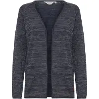 Oxmo Cárdigan 'Danila' navy / marrón / gris moteado