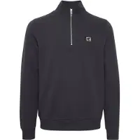 Casual Friday Sudadera ' Sebastian ' azul oscuro / blanco