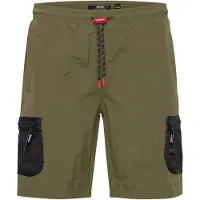 INDICODE JEANS Pantalón 'Peter' caqui / negro