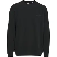!Solid Sudadera negro / blanco