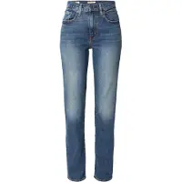 Levi's 724 High Rise Straight Jeans Dark Indigo Talla: W30L30 | Vaqueros Rectos Outlet | Mujer | Azul