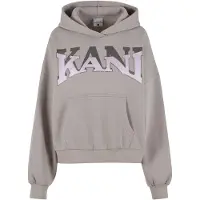Karl kani Sudadera gris / rosa