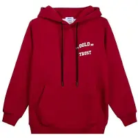 In Gold We Trust The Red Hoodiered Talla: XS | Sudaderas con Capucha Outlet | Unisex | Rojo