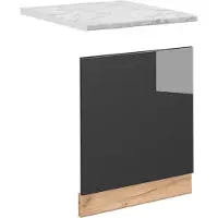 Vicco Panel frontal Fame-Line Antracita alto brillo 60 cm , ET Mármol, Model 46629