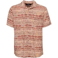 Indicode Camisa 'Mariol' beige / marrón rojizo / pueblo