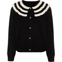 NAEMI Cárdigan oro / negro / blanco natural