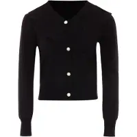 NAEMI Cárdigan negro / blanco