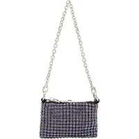 NAEMI Bolso de hombro lavanda / negro