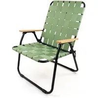 Basic Nature - Enjoy - Silla de camping verde