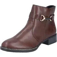 Rieker Botas de tobillo marrón oscuro
