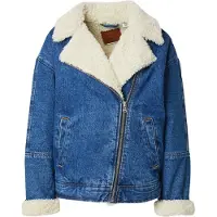 Levi's Sherpa Flight Jacket In The Air Talla: M | Chaquetas Vaqueras Outlet | Mujer