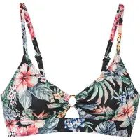 LASCANA Top de bikini mezcla de colores / negro