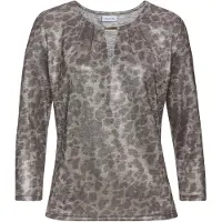 LASCANA Camiseta gris plateado
