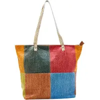 FELIPA Shopper azul / naranja / rojo / negro