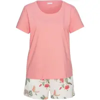 LASCANA Pijama de pantalón corto mezcla de colores