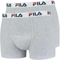 FILA Calzoncillo boxer gris moteado / rojo / negro / blanco