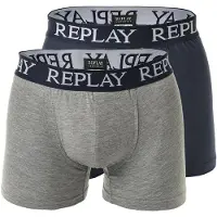 Replay Calzoncillo deportivo navy / gris claro / gris moteado