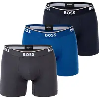 BOSS Calzoncillo boxer 'Power' marino / navy / azul real / blanco