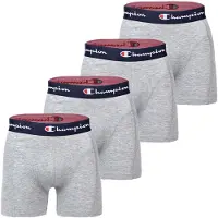 Champion Calzoncillo boxer navy / gris claro / rojo sangre / blanco