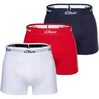s.Oliver Calzoncillo boxer azul noche / arándano / negro / blanco