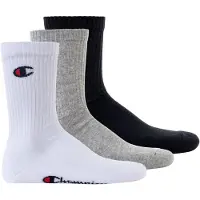 Champion Calcetines gris / negro / blanco