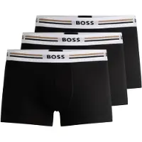 BOSS Calzoncillo boxer marrón claro / negro / blanco