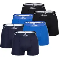 s.Oliver Calzoncillo boxer azul / negro / blanco
