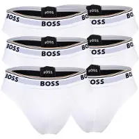 BOSS Braga azul claro / marrón / negro / blanco