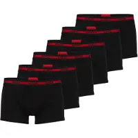 HUGO Calzoncillo boxer rojo claro / negro