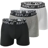 Replay Calzoncillo boxer gris claro / gris moteado / negro / offwhite