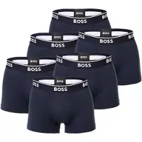 BOSS Calzoncillo boxer azul oscuro / negro / blanco