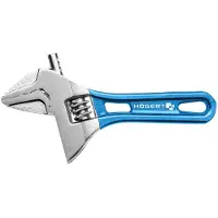 Högert Llave de gancho ajustable Hogert Technik, modelo HT1P562, 140 mm, fabricada en acero cromo-vanadio, peso: 180 g