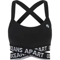 OCEANSAPART Sujetador deportivo 'Beauty' negro / blanco