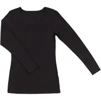 Joha - Women's Blouse L/S 85/15 - Ropa interior merino size M, negro