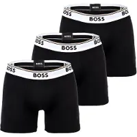 BOSS Calzoncillo boxer 'Power' gris claro / negro / blanco