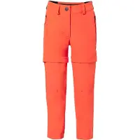 Vaude - Kid's Zip Off Pants Slim Fit - Pantalones desmontables size 158/164, rojo
