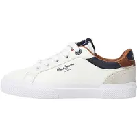 Pepe Jeans Zapatillas deportivas 'Kenton' navy / marrón / gris claro / blanco
